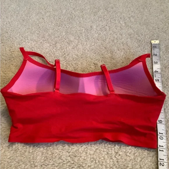 Victoria’s Secret Pink Wireless Lightly Lined Bra Bralette Red Small Sexy Comfy - Picture 10 of 11